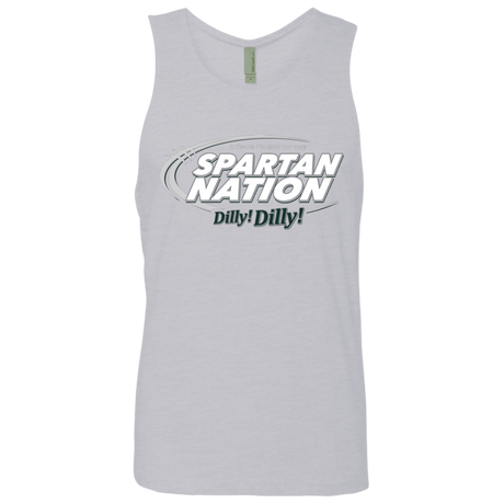T-Shirts Heather Grey / Small Michigan State Dilly Dilly Men's Premium Tank Top