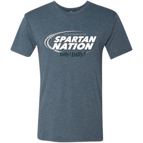 T-Shirts Indigo / Small Michigan State Dilly Dilly Men's Triblend T-Shirt