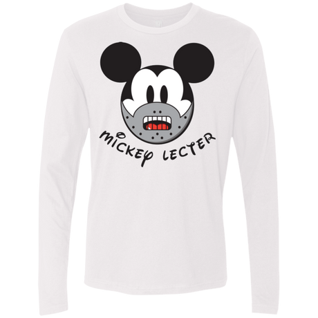 T-Shirts White / Small Mickey Lecter Men's Premium Long Sleeve