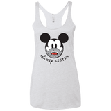 T-Shirts Heather White / X-Small Mickey Lecter Women's Triblend Racerback Tank