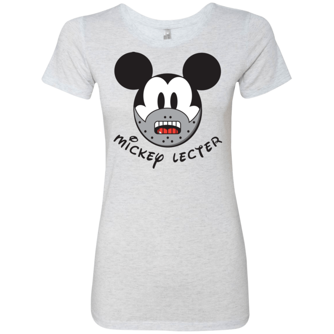 T-Shirts Heather White / Small Mickey Lecter Women's Triblend T-Shirt