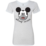 T-Shirts Heather White / Small Mickey Lecter Women's Triblend T-Shirt