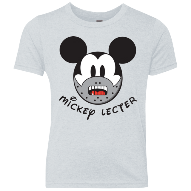 T-Shirts Heather White / YXS Mickey Lecter Youth Triblend T-Shirt