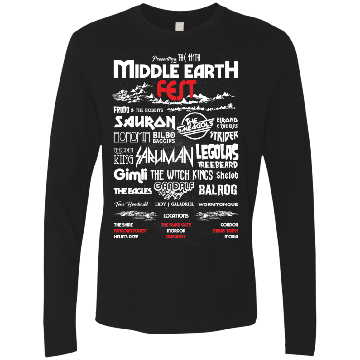Middle Earth Fest Men's Premium Long Sleeve