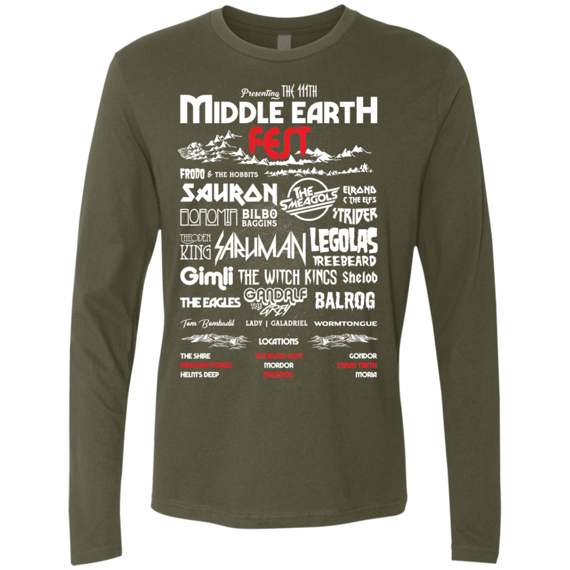 Middle Earth Fest Men's Premium Long Sleeve