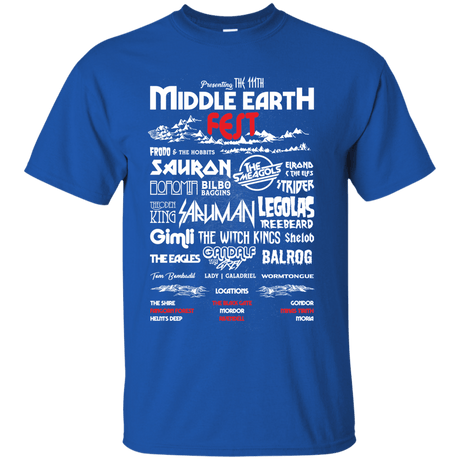 T-Shirts Royal / S Middle Earth Fest T-Shirt