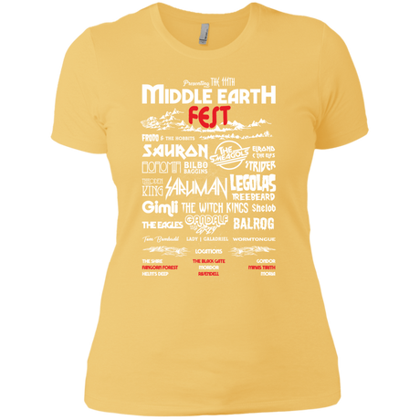 T-Shirts Banana Cream/ / X-Small Middle Earth Fest Women's Premium T-Shirt