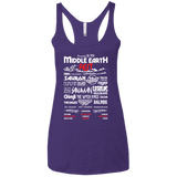 Middle Earth Fest Women's Triblend Racerback Tank