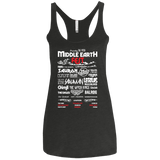 Middle Earth Fest Women's Triblend Racerback Tank