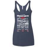 Middle Earth Fest Women's Triblend Racerback Tank