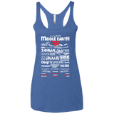 Middle Earth Fest Women's Triblend Racerback Tank