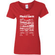 T-Shirts Red / S Middle Earth Fest Women's V-Neck T-Shirt