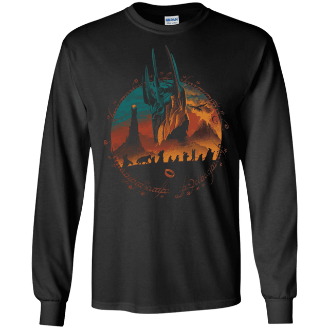 T-Shirts Black / S Middle Earth Quest Men's Long Sleeve T-Shirt