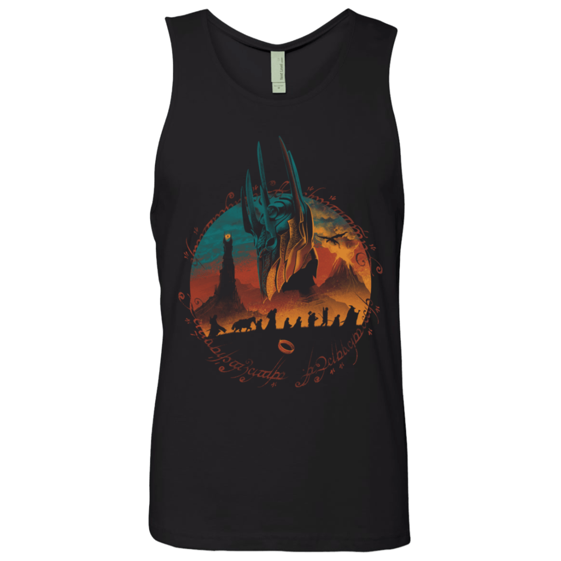 T-Shirts Black / S Middle Earth Quest Men's Premium Tank Top