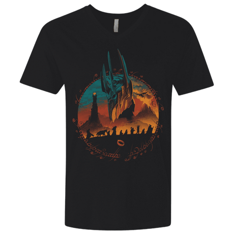 T-Shirts Black / X-Small Middle Earth Quest Men's Premium V-Neck