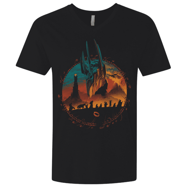 T-Shirts Black / X-Small Middle Earth Quest Men's Premium V-Neck