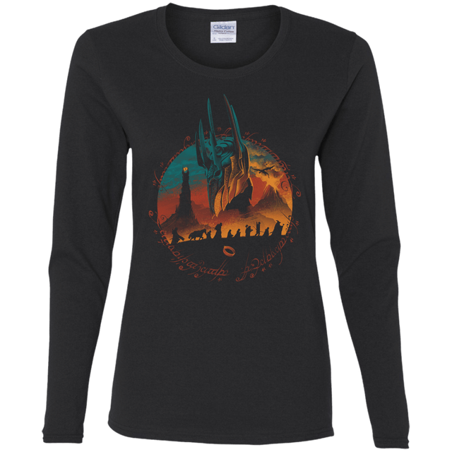 T-Shirts Black / S Middle Earth Quest Women's Long Sleeve T-Shirt