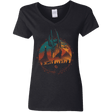 T-Shirts Black / S Middle Earth Quest Women's V-Neck T-Shirt