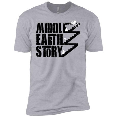 T-Shirts Heather Grey / YXS Middle Earth Story Boys Premium T-Shirt