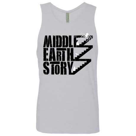 T-Shirts Heather Grey / Small Middle Earth Story Men's Premium Tank Top