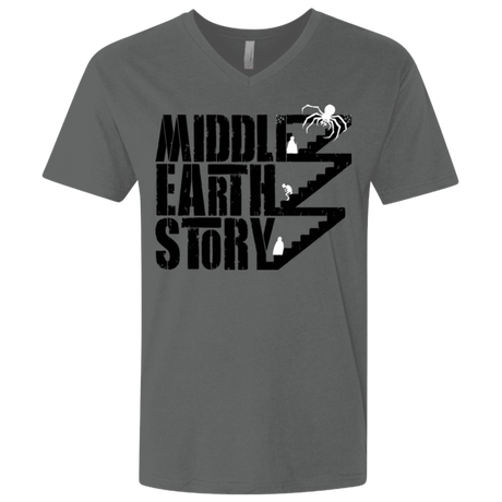 T-Shirts Heavy Metal / X-Small Middle Earth Story Men's Premium V-Neck