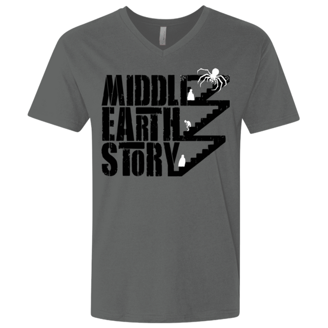 T-Shirts Heavy Metal / X-Small Middle Earth Story Men's Premium V-Neck