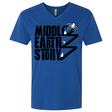 T-Shirts Royal / X-Small Middle Earth Story Men's Premium V-Neck