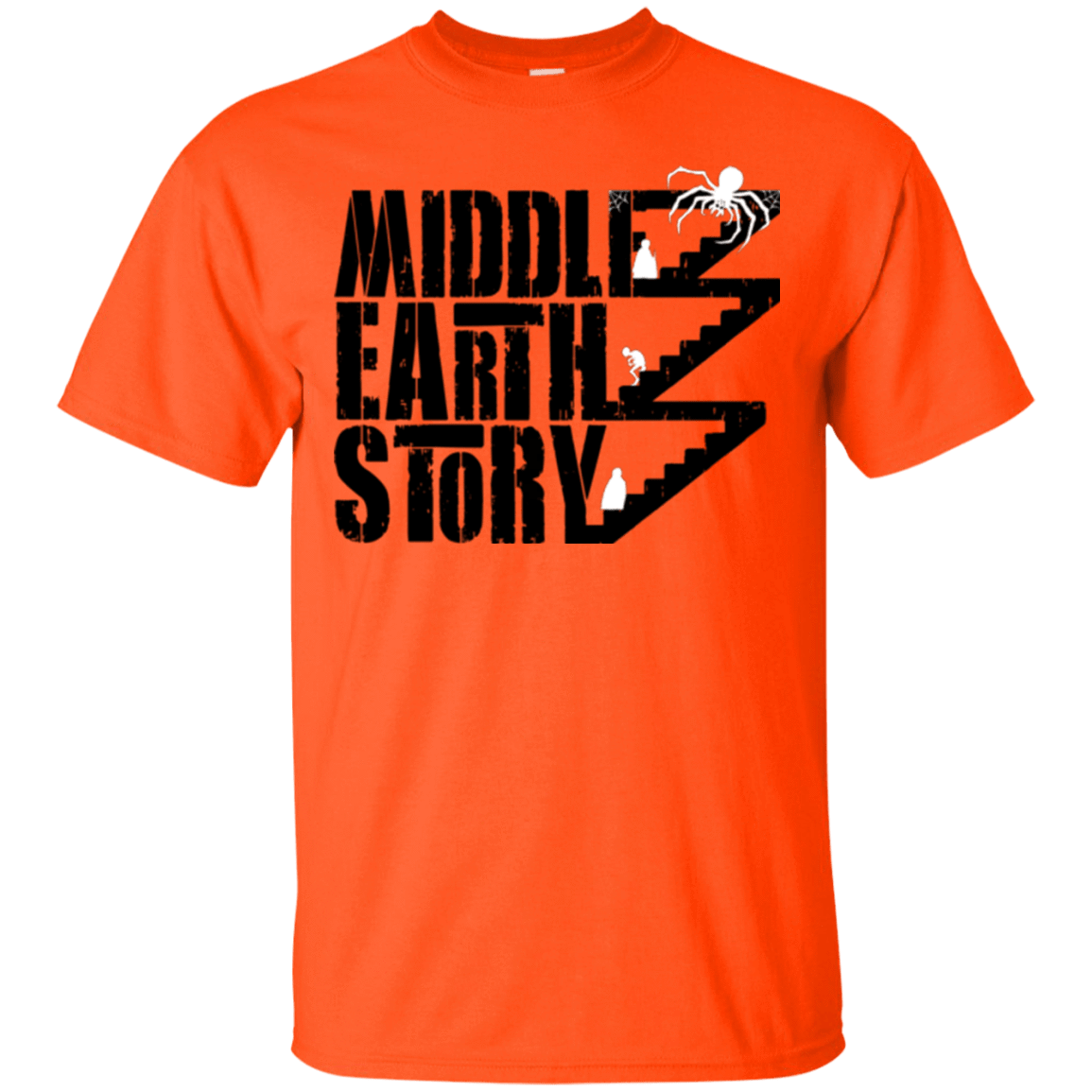 T-Shirts Orange / Small Middle Earth Story T-Shirt