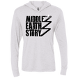 T-Shirts Heather White / X-Small Middle Earth Story Triblend Long Sleeve Hoodie Tee