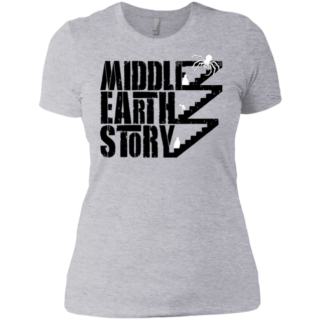 T-Shirts Heather Grey / X-Small Middle Earth Story Women's Premium T-Shirt