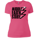 T-Shirts Hot Pink / X-Small Middle Earth Story Women's Premium T-Shirt