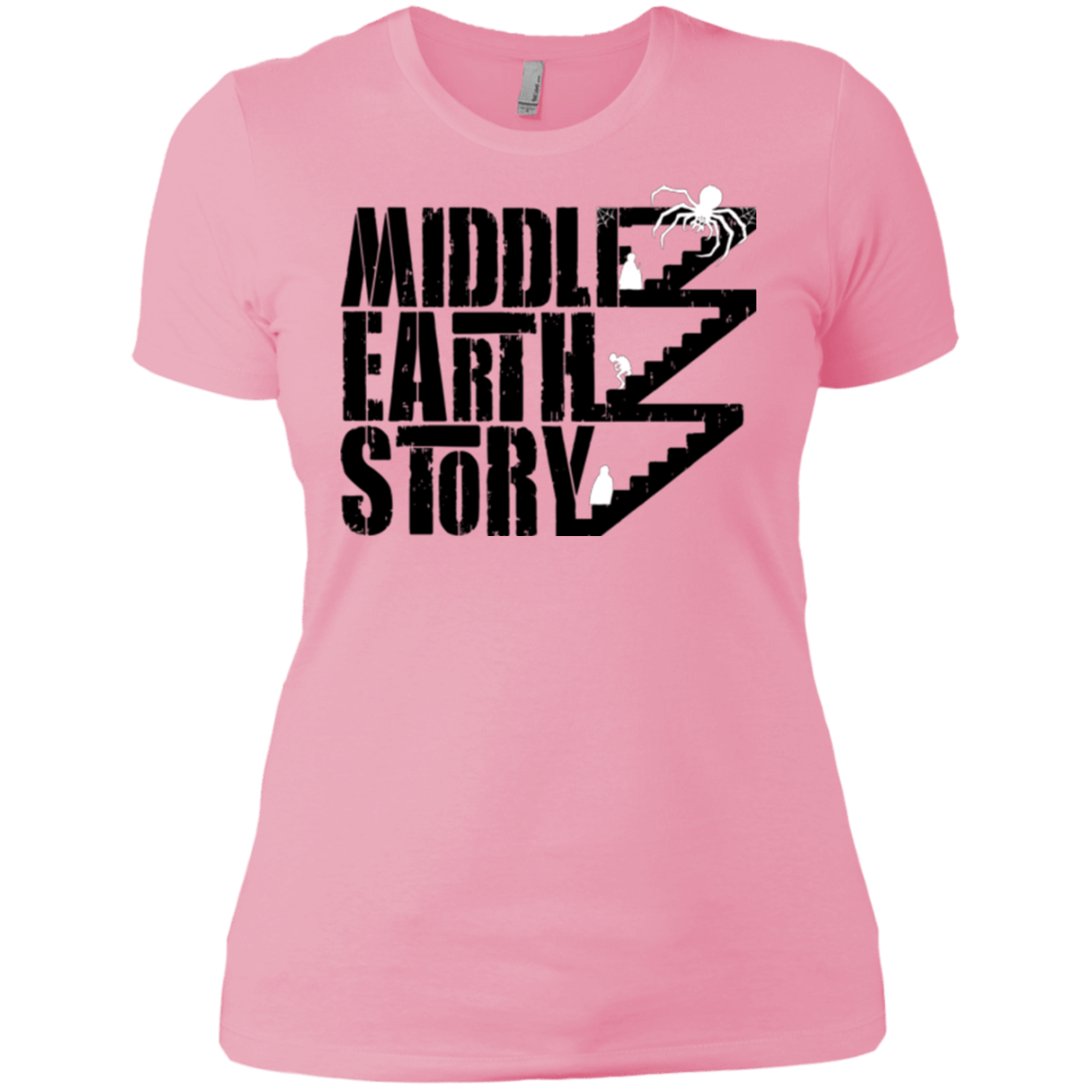 T-Shirts Light Pink / X-Small Middle Earth Story Women's Premium T-Shirt