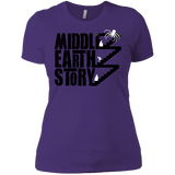 T-Shirts Purple / X-Small Middle Earth Story Women's Premium T-Shirt