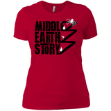 T-Shirts Red / X-Small Middle Earth Story Women's Premium T-Shirt