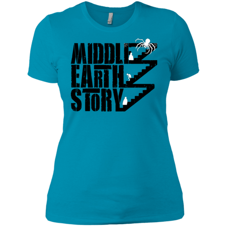 T-Shirts Turquoise / X-Small Middle Earth Story Women's Premium T-Shirt
