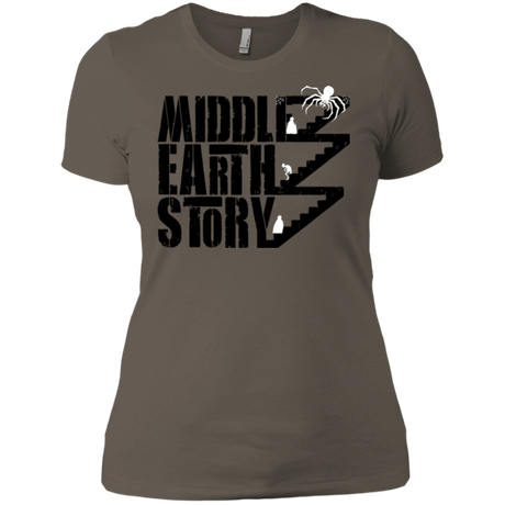 T-Shirts Warm Grey / X-Small Middle Earth Story Women's Premium T-Shirt
