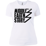 T-Shirts White / X-Small Middle Earth Story Women's Premium T-Shirt