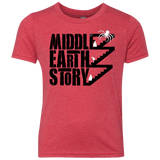 T-Shirts Vintage Red / YXS Middle Earth Story Youth Triblend T-Shirt
