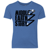 T-Shirts Vintage Royal / YXS Middle Earth Story Youth Triblend T-Shirt