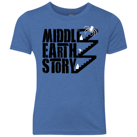 T-Shirts Vintage Royal / YXS Middle Earth Story Youth Triblend T-Shirt