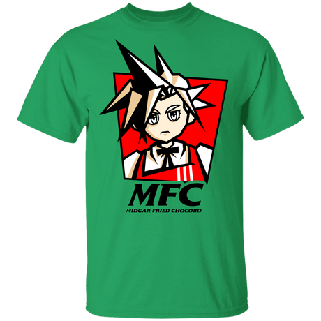 T-Shirts Irish Green / YXS Midgar Fried Chocobo Youth T-Shirt