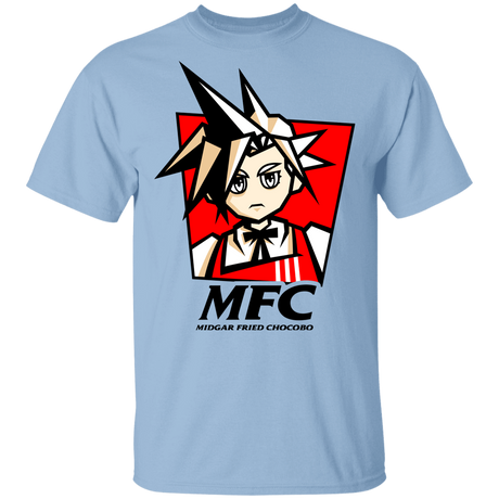 T-Shirts Light Blue / YXS Midgar Fried Chocobo Youth T-Shirt