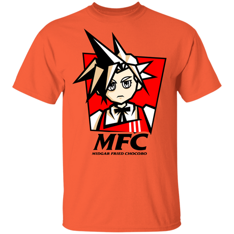 T-Shirts Orange / YXS Midgar Fried Chocobo Youth T-Shirt