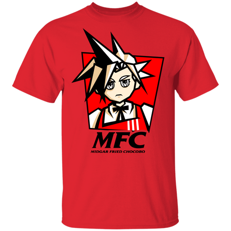 T-Shirts Red / YXS Midgar Fried Chocobo Youth T-Shirt