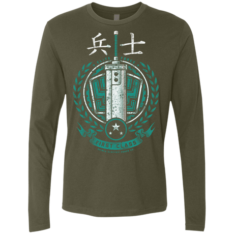 T-Shirts Military Green / Small Midgar's Finest Men's Premium Long Sleeve