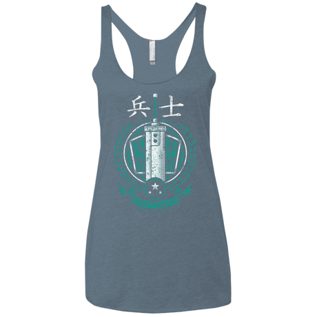 T-Shirts Indigo / X-Small Midgar's Finest Women's Triblend Racerback Tank