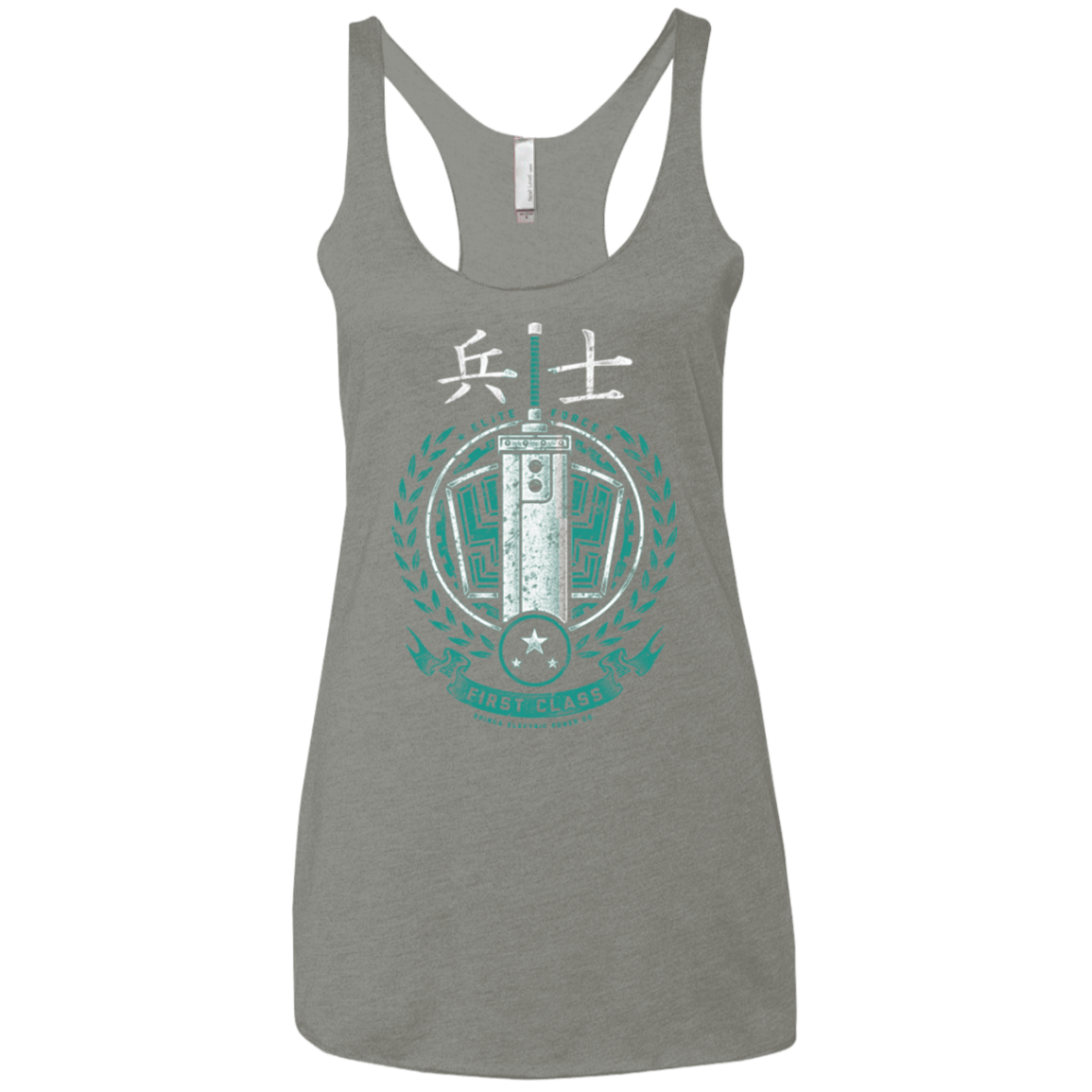 T-Shirts Venetian Grey / X-Small Midgar's Finest Women's Triblend Racerback Tank