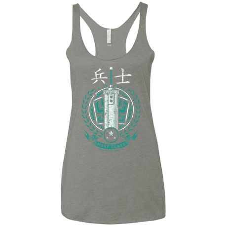 T-Shirts Venetian Grey / X-Small Midgar's Finest Women's Triblend Racerback Tank