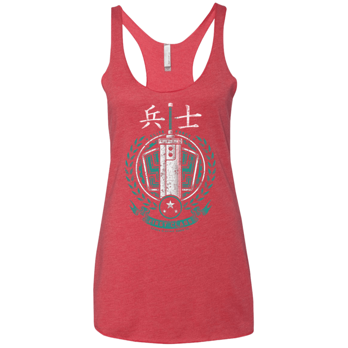 T-Shirts Vintage Red / X-Small Midgar's Finest Women's Triblend Racerback Tank