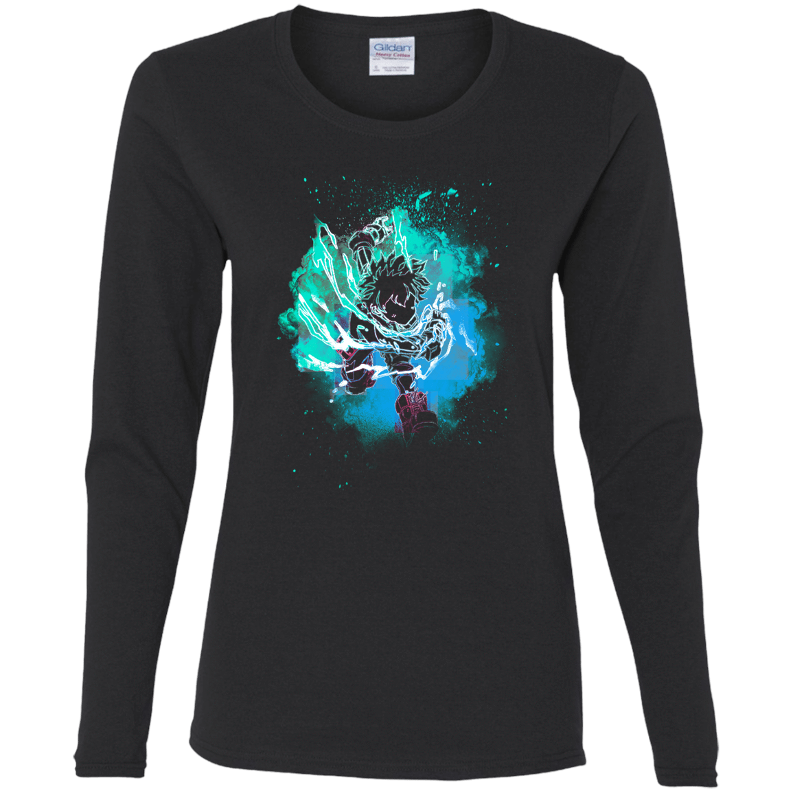 T-Shirts Black / S Midoriya Soul Women's Long Sleeve T-Shirt